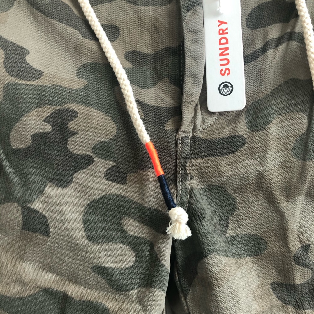 SUNDRY Le Soleil Pants Camo Rainbow Stripe Jogger - Picture 5 of 9